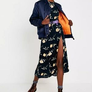 Urban outfitters Lindsey cap sleeve midi dress